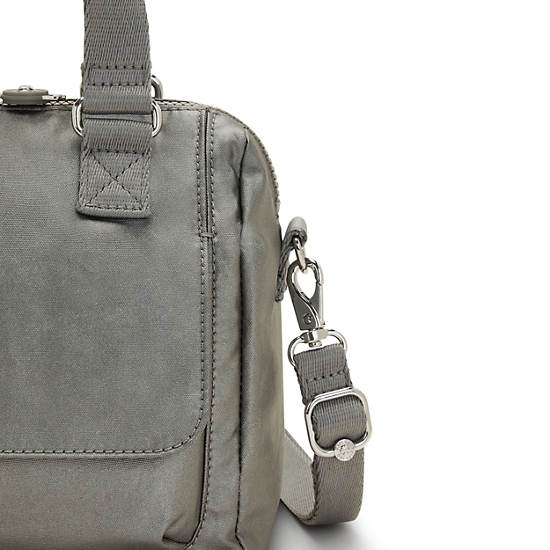 Sac À Main Kipling Zeva Metallic Handbag Grise | FR 1925VR